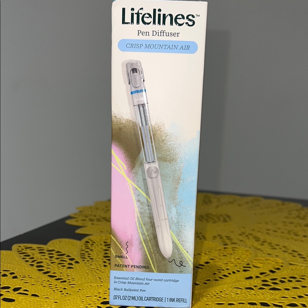 Lifelines White Pen Diffuser with Essential Oil